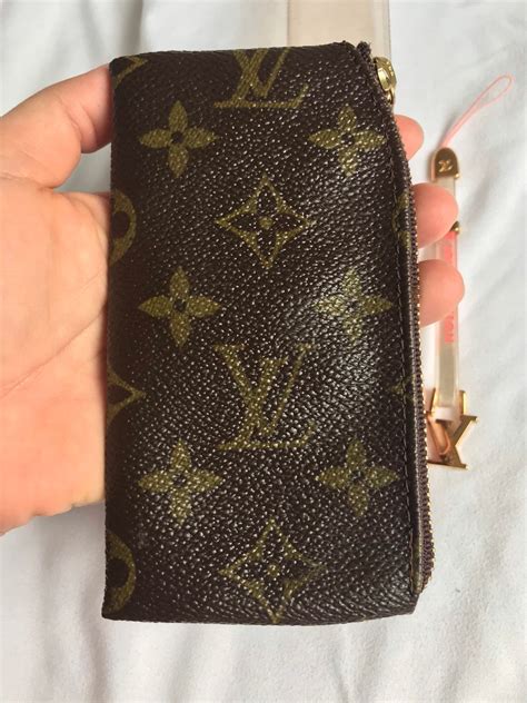 louis vuitton key chain used|authentic Louis Vuitton key pouch.